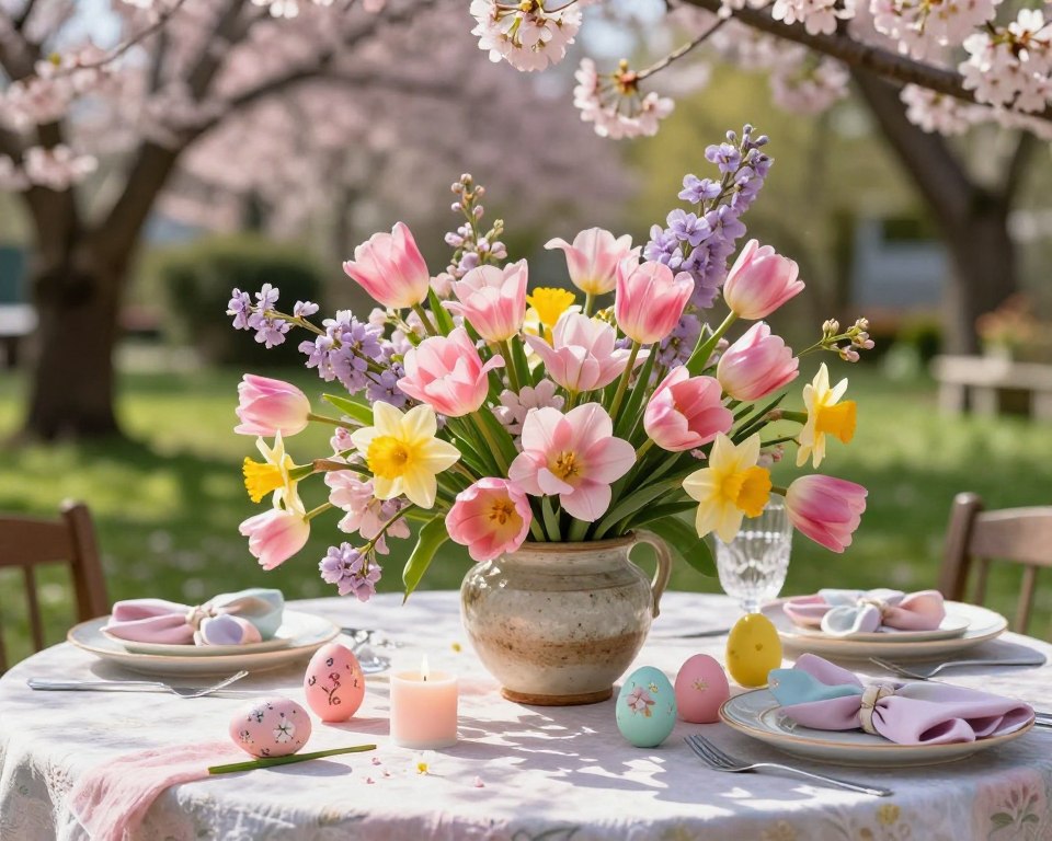 Frühlingsfarben Dekoration