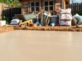 Fundament Beton mischen fürs Gartenhaus – Anleitung
