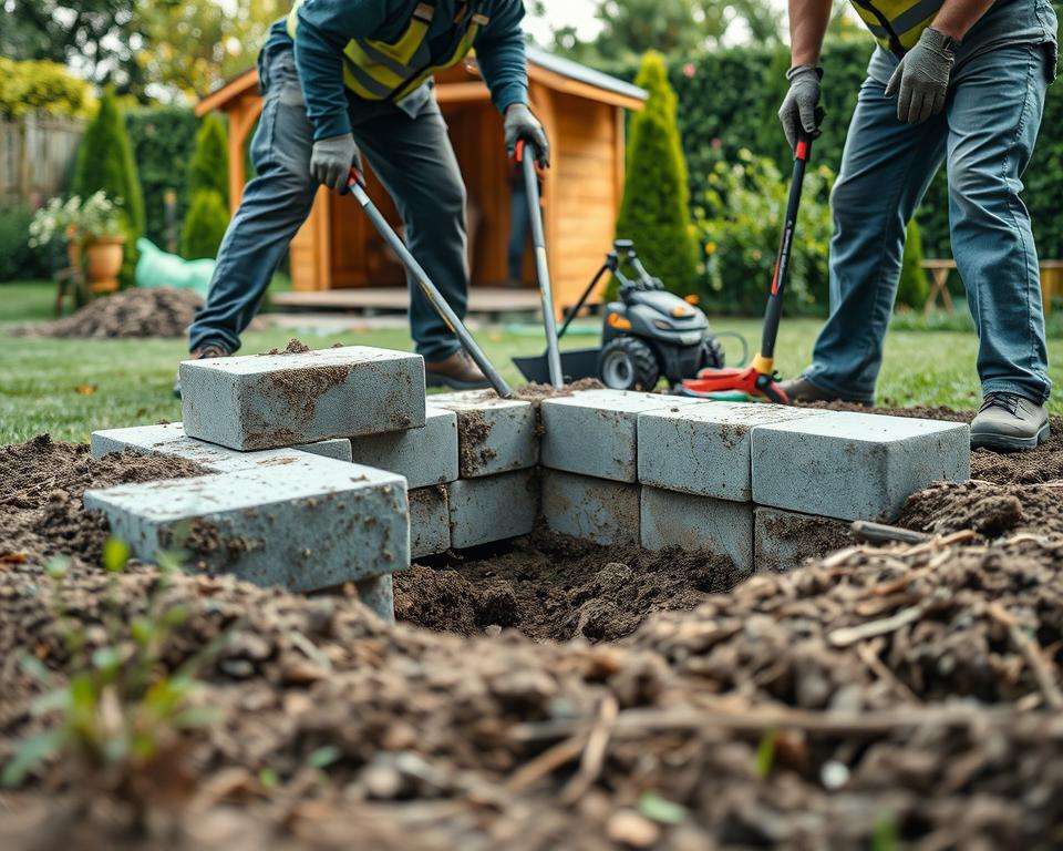 Fundament Gartenhaus Abbau Fundament Gartenhaus Abbau