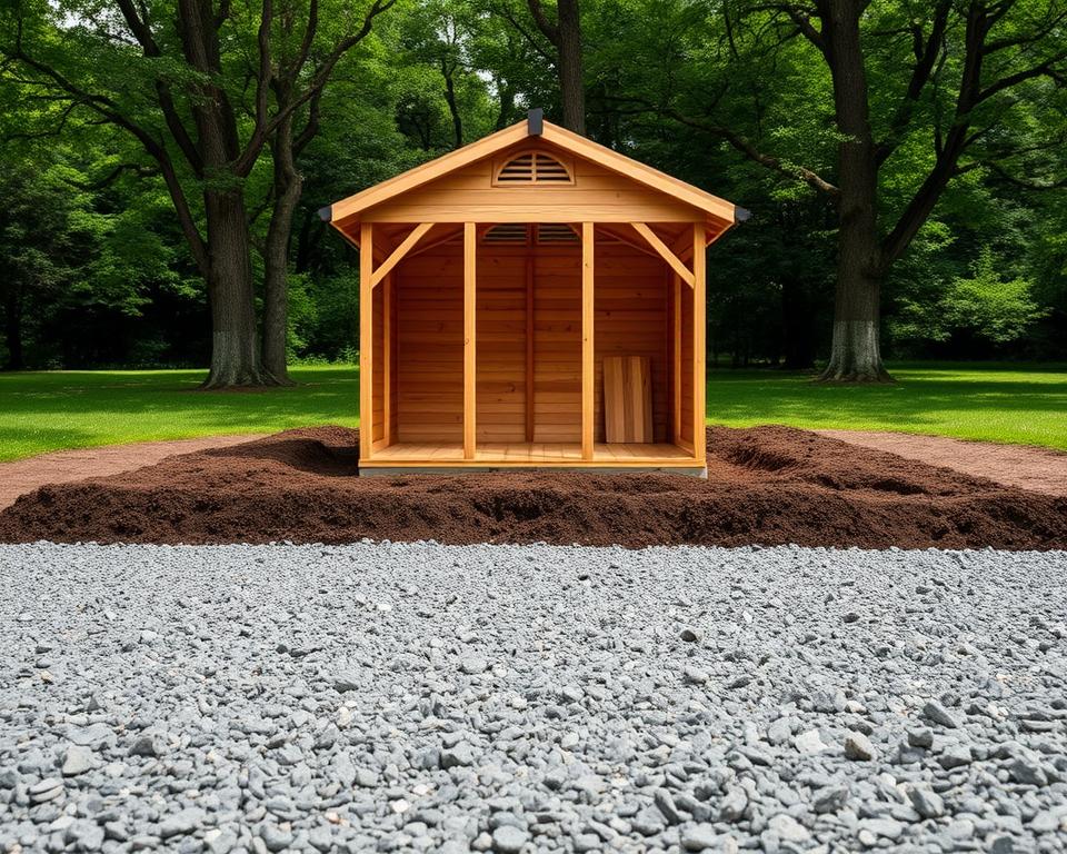 Fundamentarten für Gartenhäuser