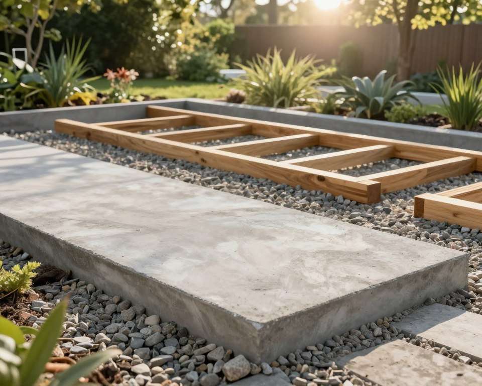 Fundamentarten für Gartenhaus