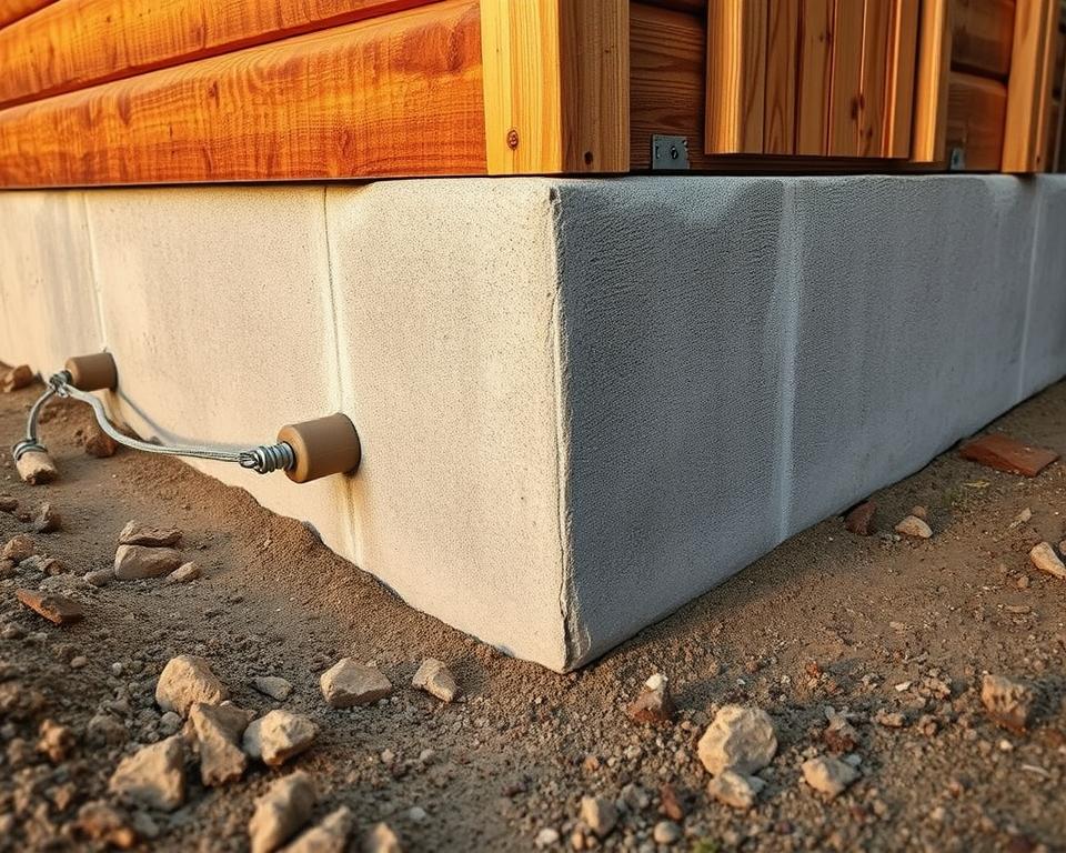 Fundamentsicherung Gartenhaus Verankerung Fundamentsicherung Gartenhaus Verankerung
