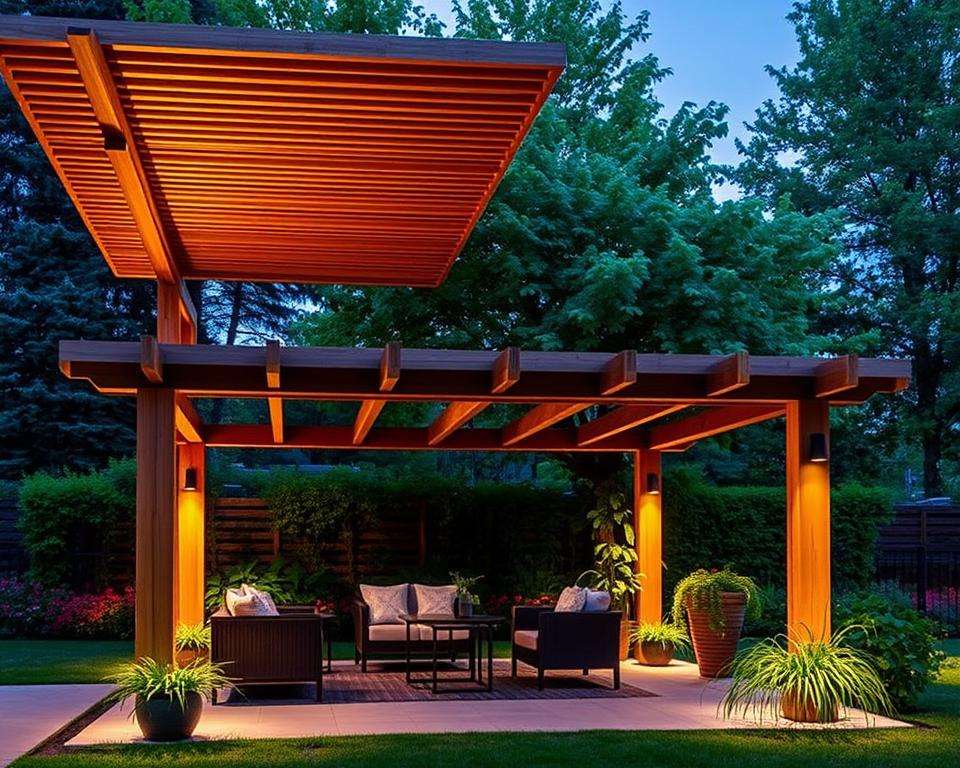 Funktionale Nutzung Pergola Pavillon