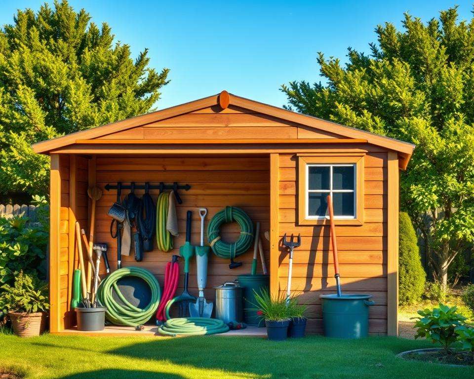 Funktionalität Gartenhaus Aufbewahrung