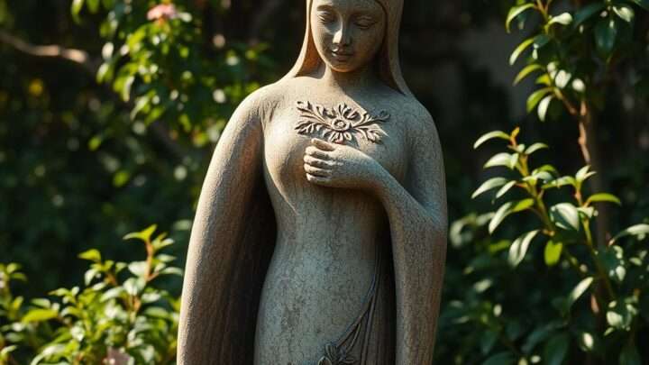 Gargoyles für den Garten: mystische Steinskulpturen