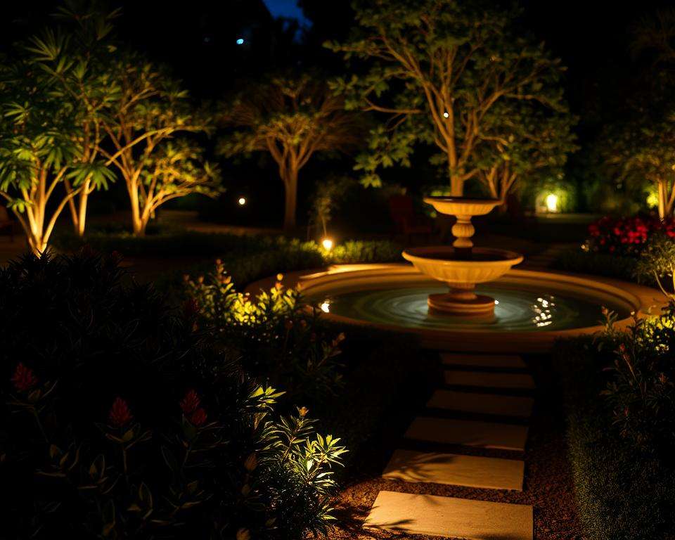 Garten Beleuchtung Akzente