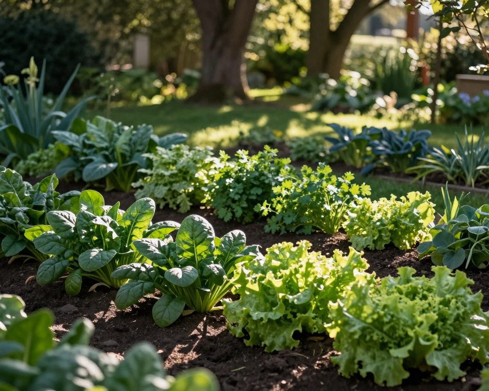 Garten Lichtverhältnisse und Schattenbereiche