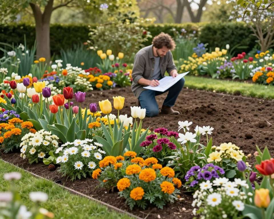 Garten planen Blumenbeet Standortwahl