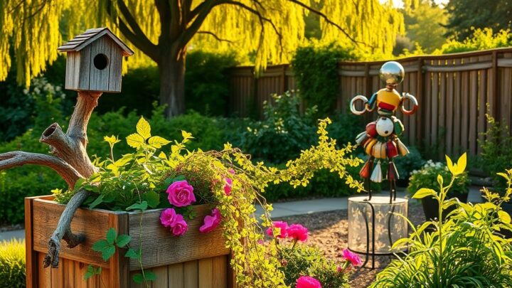 Garten- und Gartenhausdekoration selber machen: Kreative Ideen