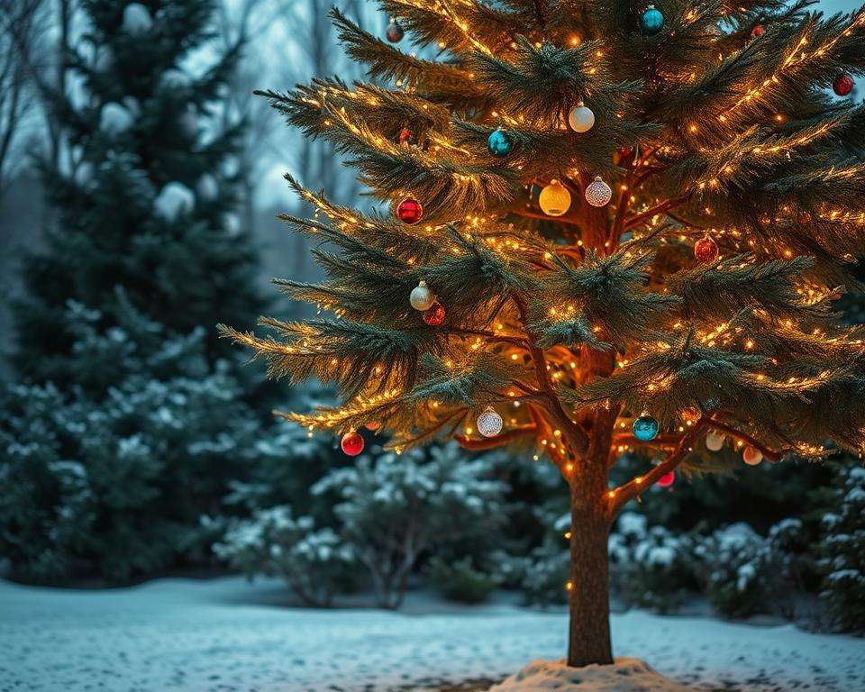 Gartenbaum weihnachtlich dekorieren: Praktische Tipps für eine festliche Atmosphäre