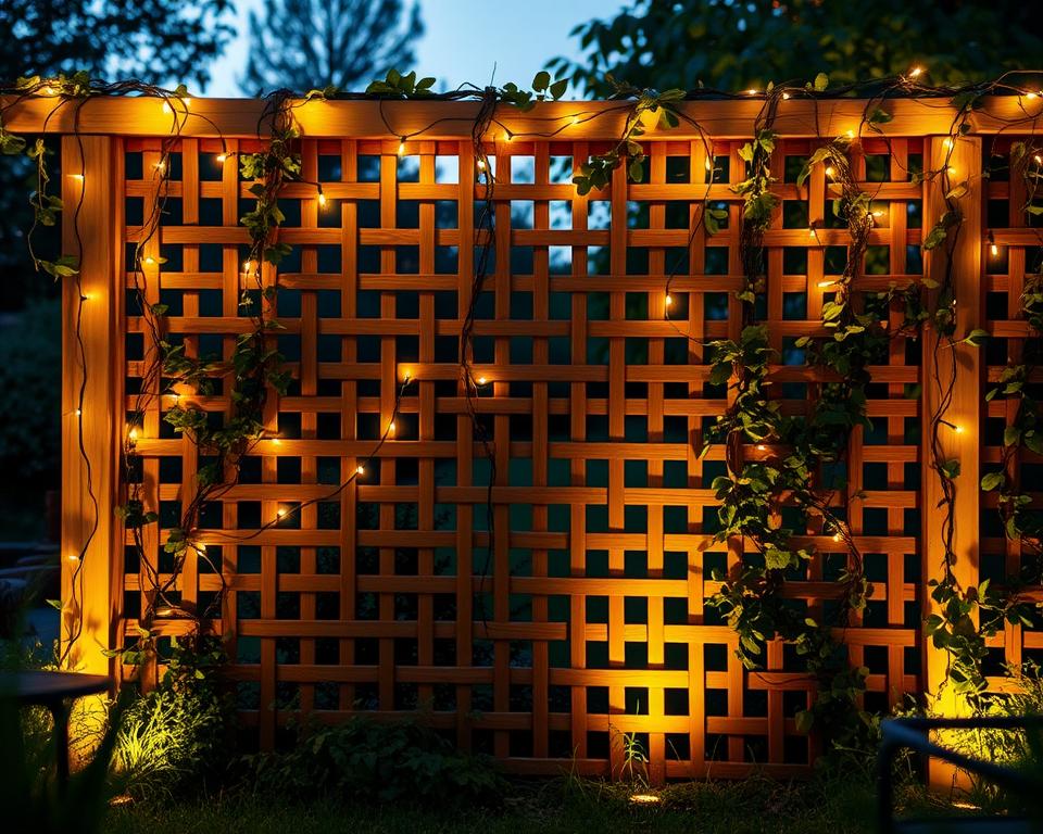 Gartenbeleuchtung Sichtschutz