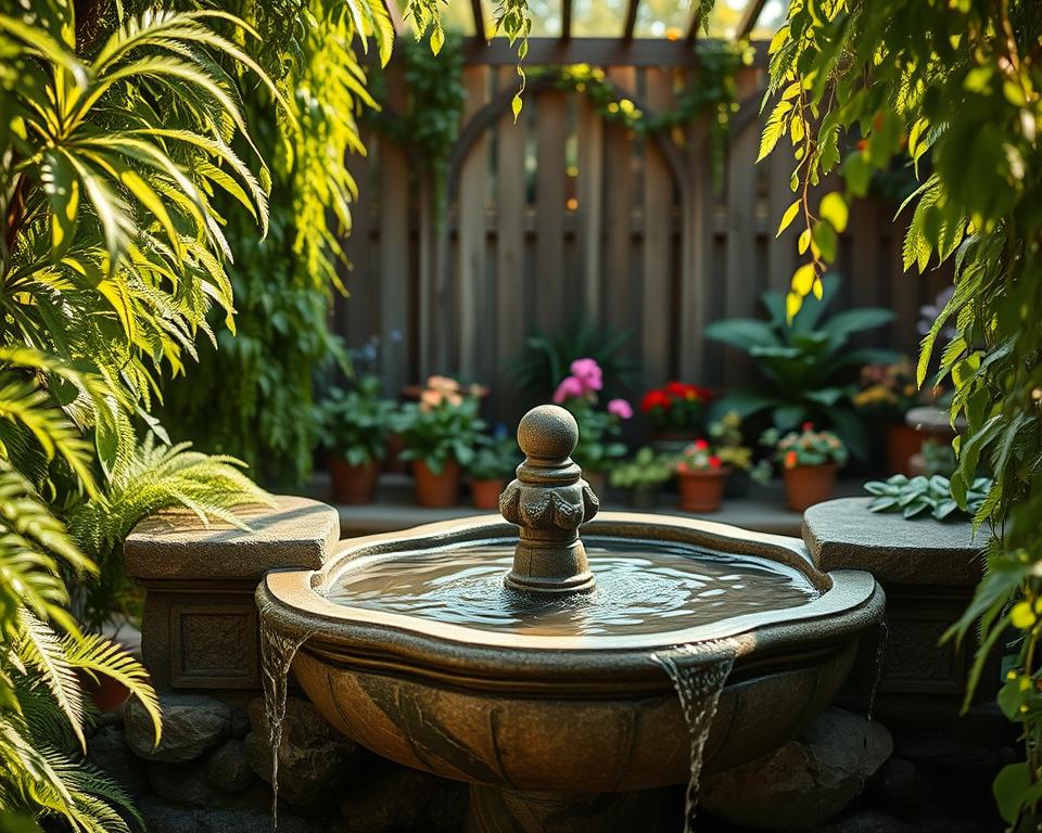 Gartenbrunnen Pflege Tipps