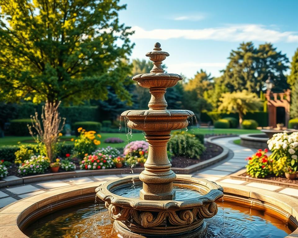 Gartenbrunnen Planung