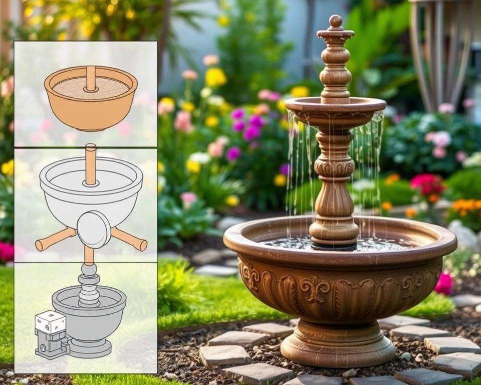 So bauen Sie Ihren Gartenbrunnen selber – Anleitung