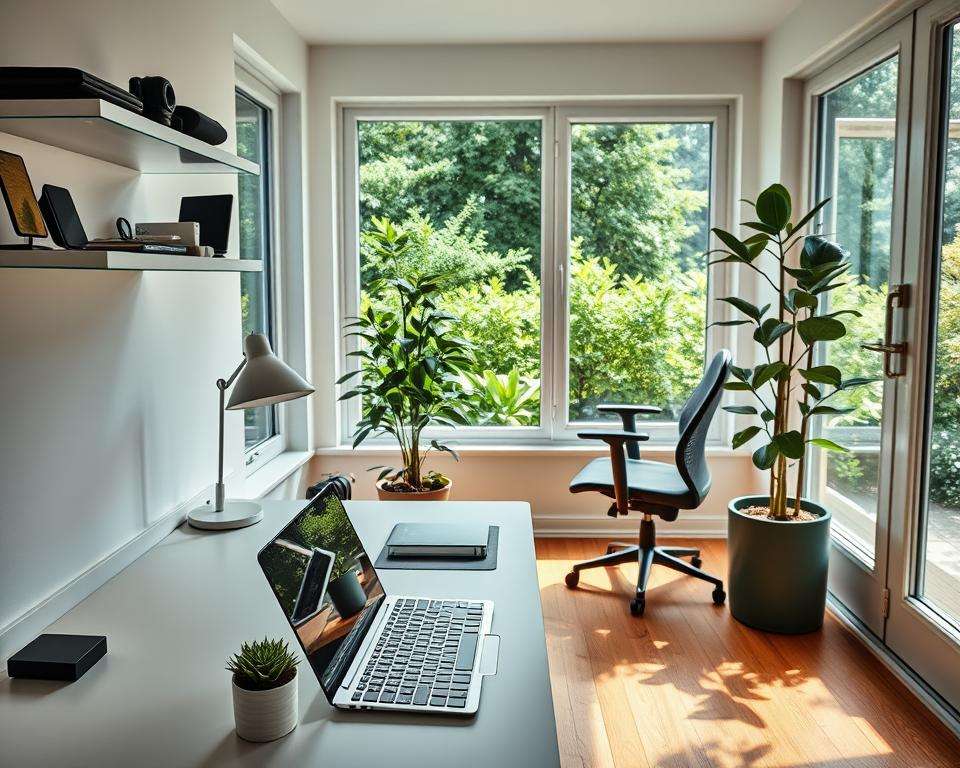 Gartenbüro Ausstattung Technik