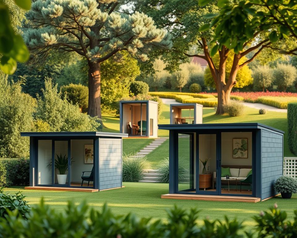 Gartenbüro Modelle