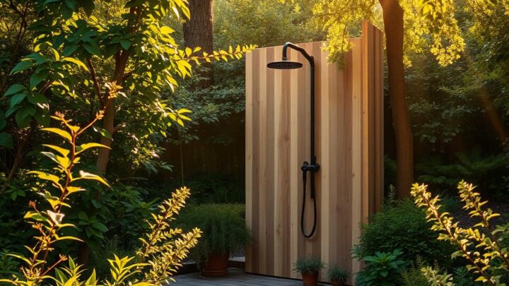 Gartendusche selber bauen: DIY-Projekt für Ihren Garten