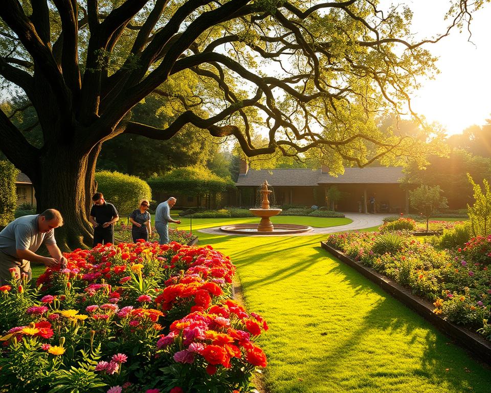 Gartengestaltung Arbeitsschritte