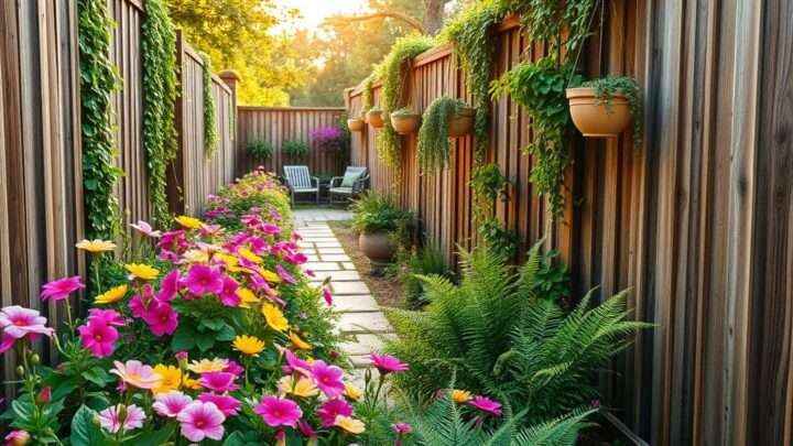 Gartengestaltung am Zaun entlang: Ideen und Inspiration