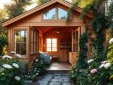 Gartenhäuser mit Schlafboden selbst bauen