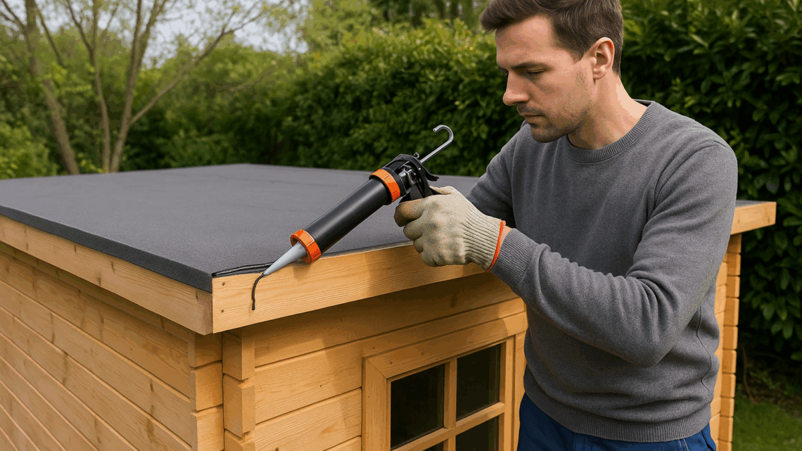 Gartenhäuser richtig abdichten: So klappt es