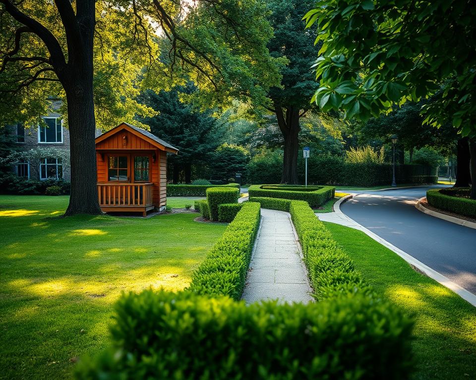 Gartenhaus Abstand öffentlicher Weg