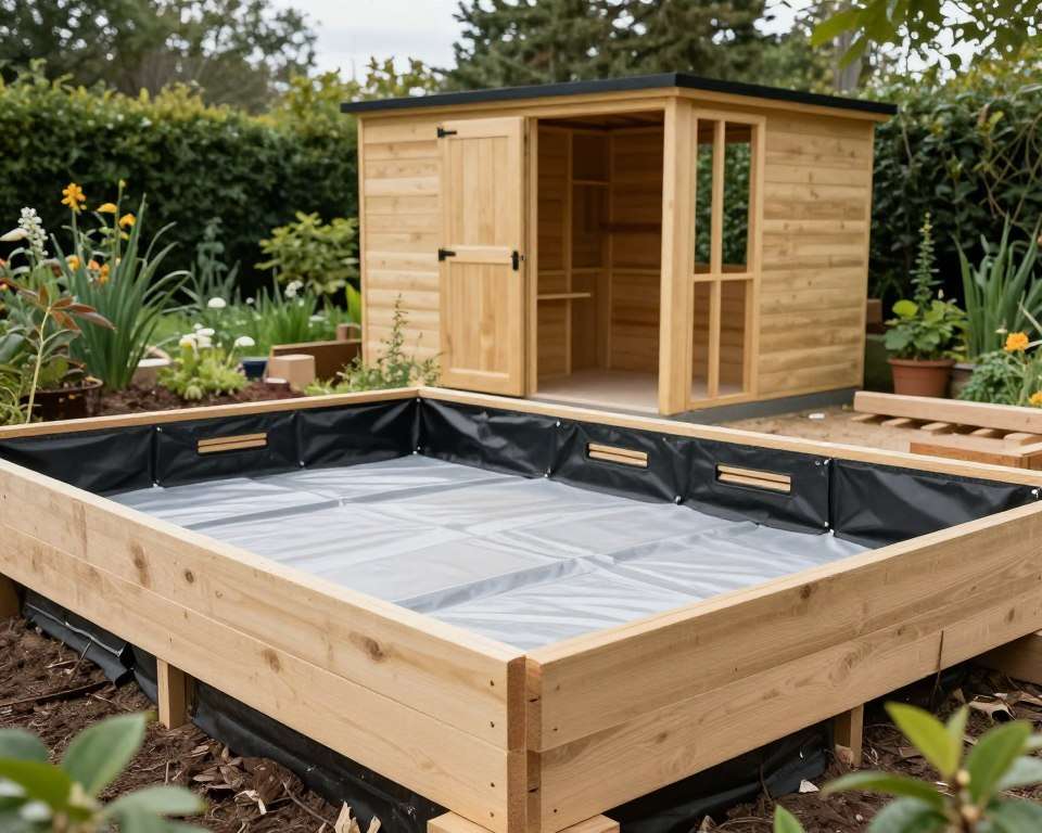 Gartenhaus Belüftung und Feuchtigkeitsschutz