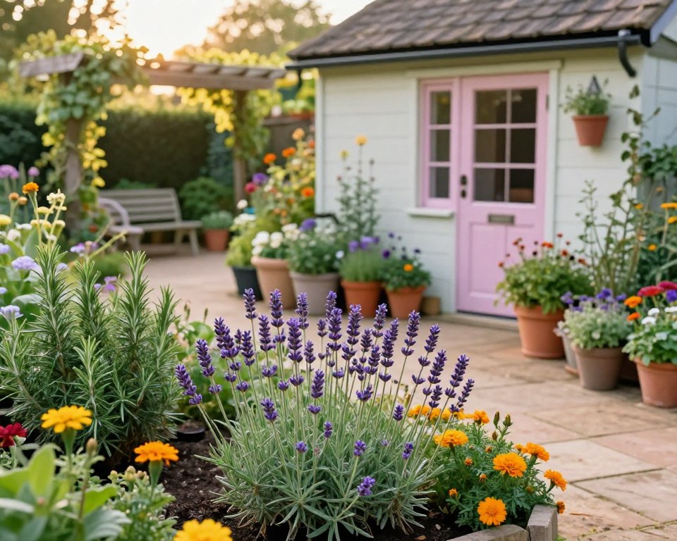 Gartenhaus Bepflanzungsstrategien
