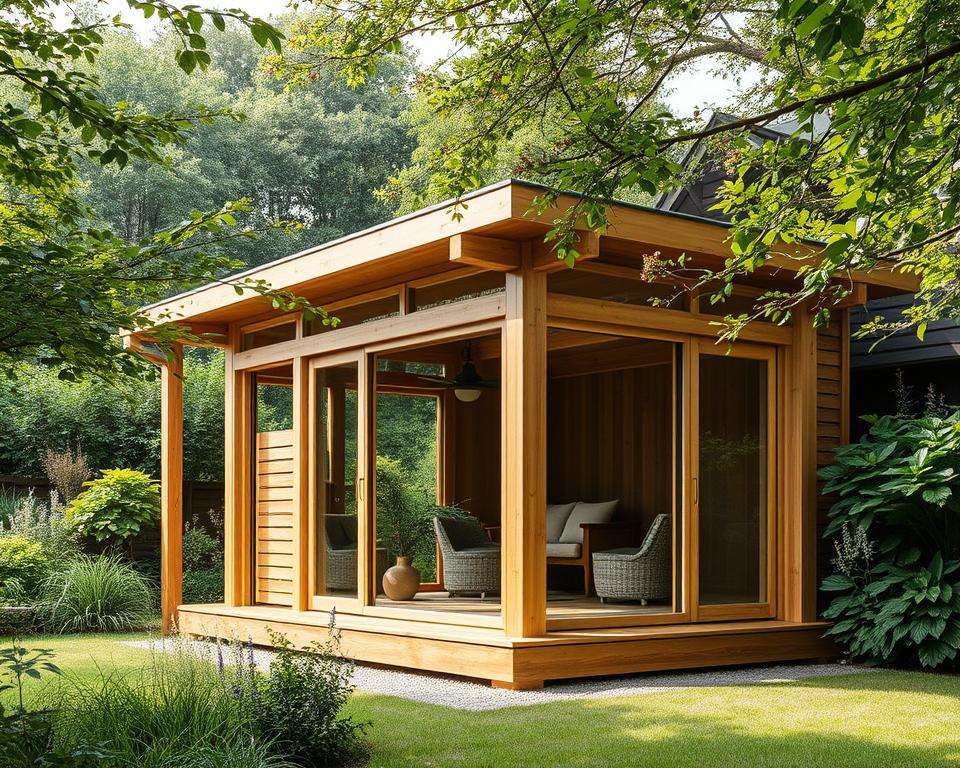 Gartenhaus Design und Verarbeitung