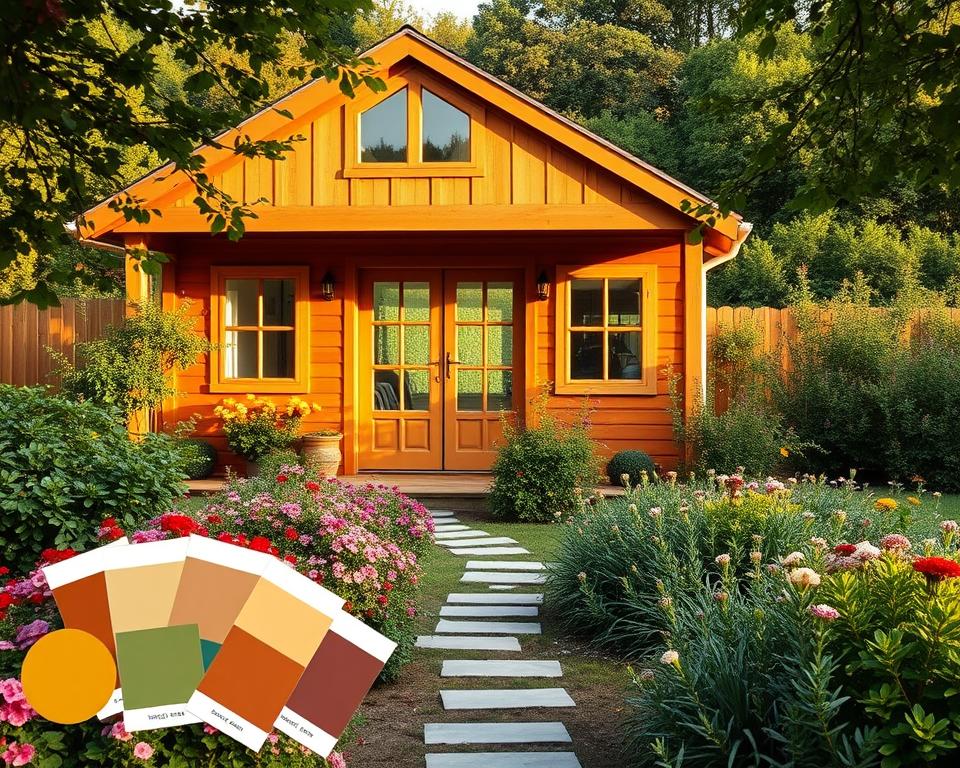 Gartenhaus Farbauswahl Tipps