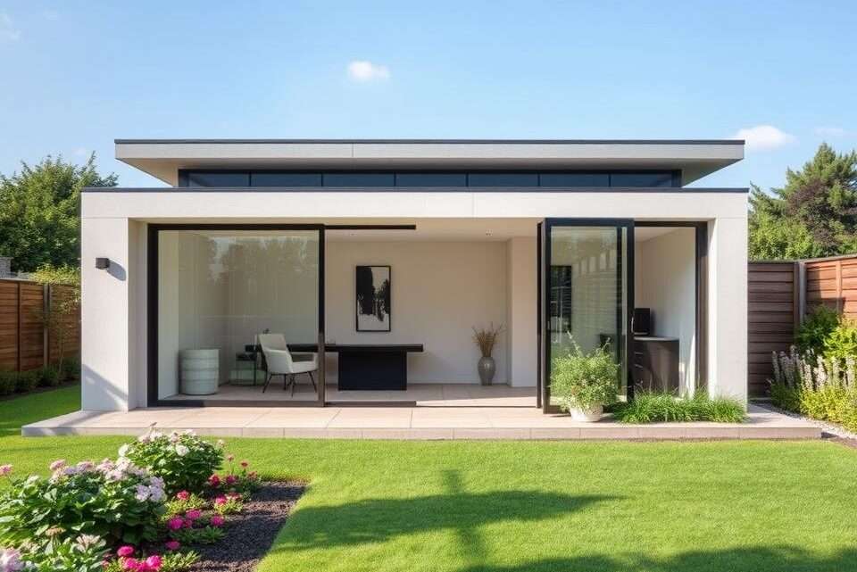 Die Gartenhaus Flachdach Vorteile: Ein Überblick