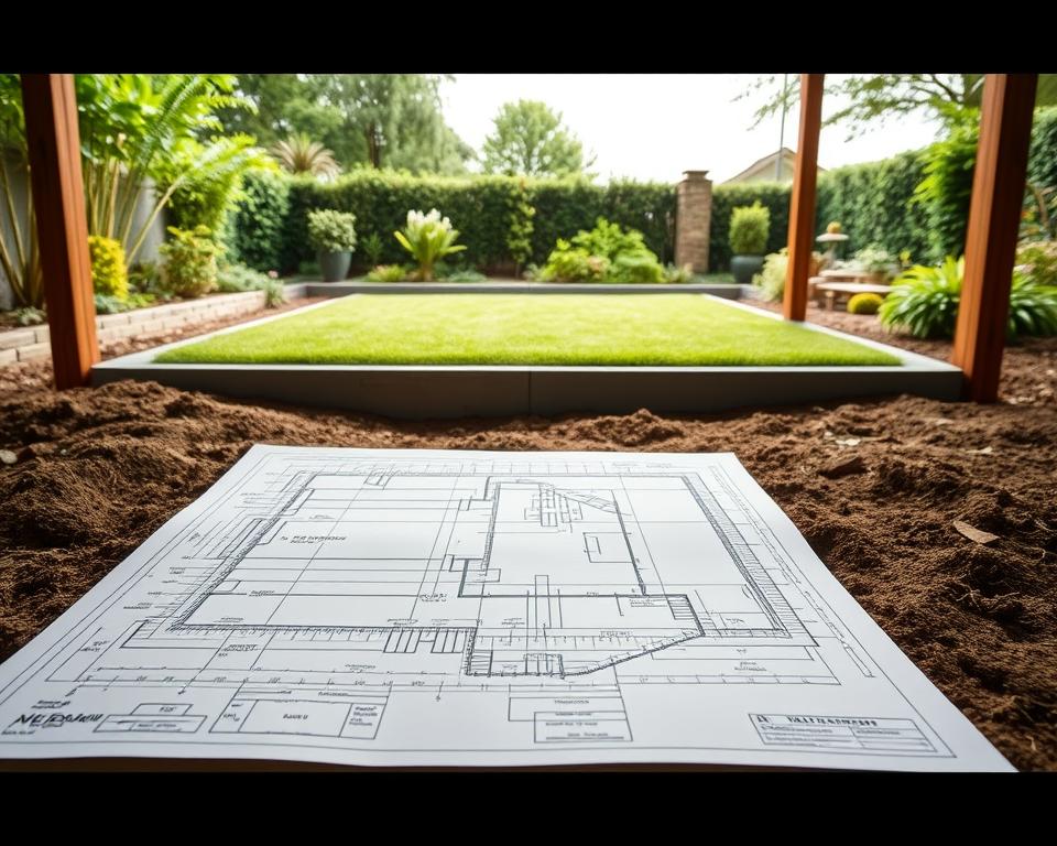 Gartenhaus Fundament Planung
