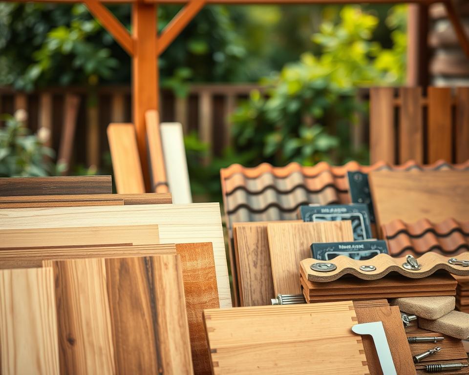 Gartenhaus Materialien Vergleich