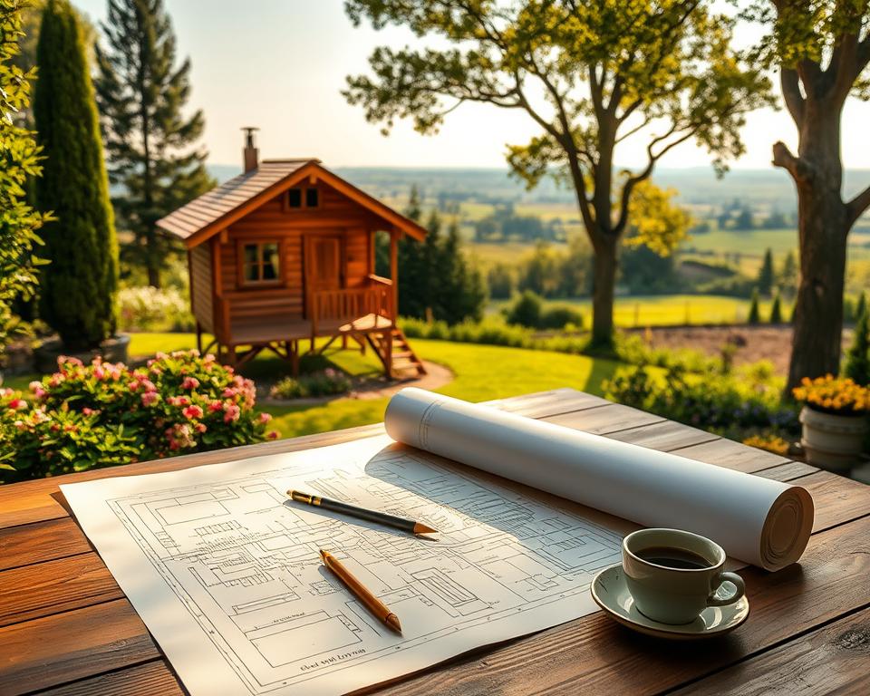 Gartenhaus Projektplanung Vorbereitung