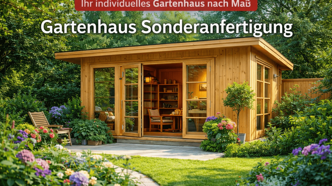 Gartenhaus Sonderanfertigung – Ihr individuelles Gartenhaus nach Maß