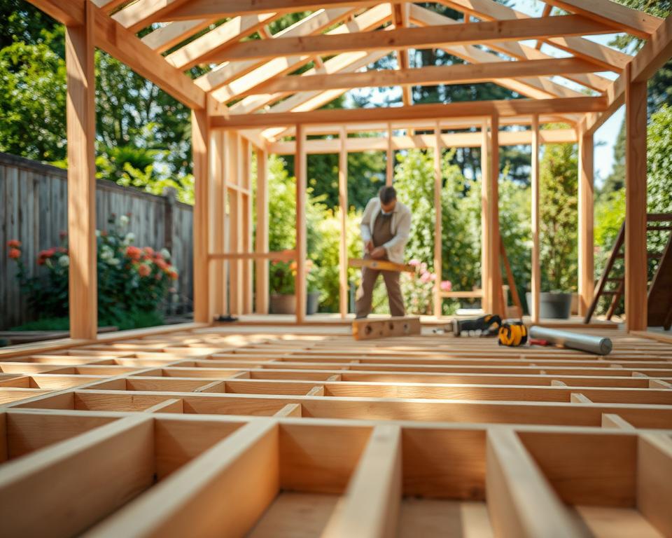 Gartenhaus Unterkonstruktion Gartenhaus Unterkonstruktion