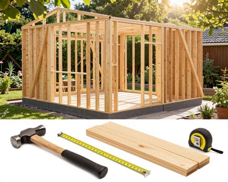 Gartenhaus Unterkonstruktion Bauanleitung