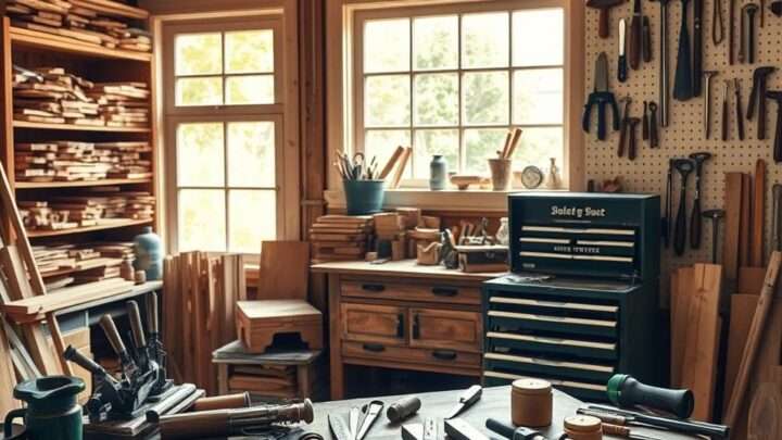 Ihr Gartenhaus als Holzwerkstatt: Planung und Einrichtung