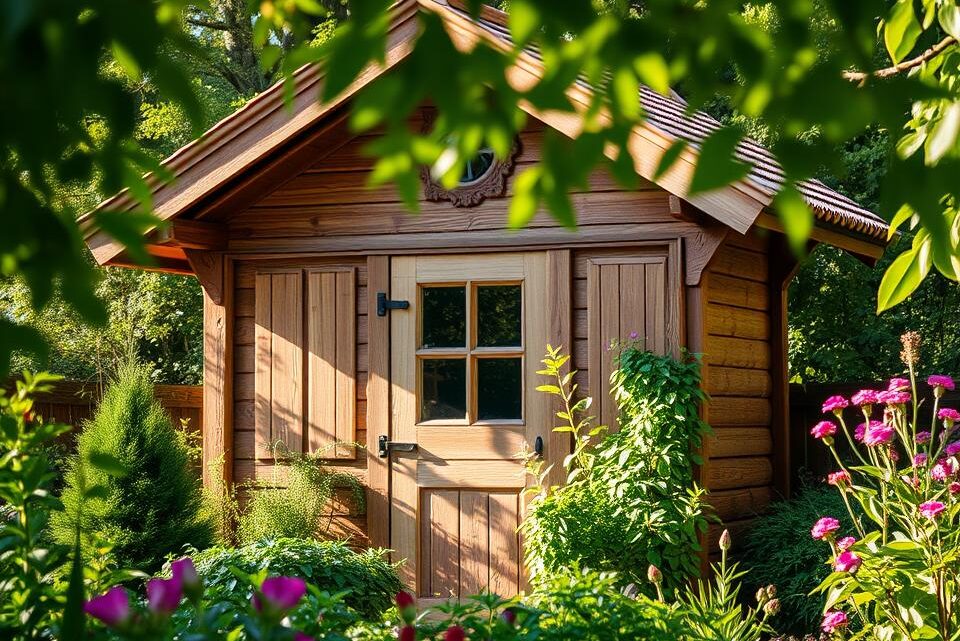 Holz-Gartenhaus aus Polen