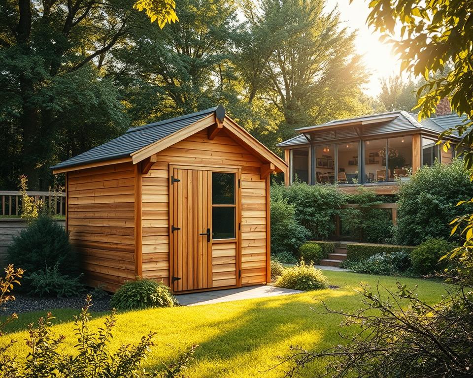 Gartenhaus erweitern Optionen