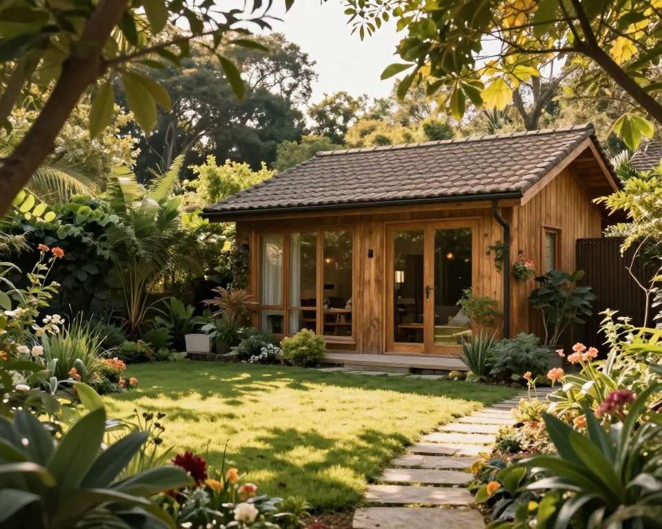 Gartenhaus mit Abhörschutz