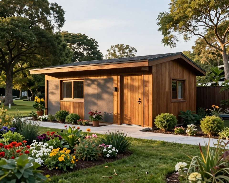 Gartenhaus mit Abhörschutz