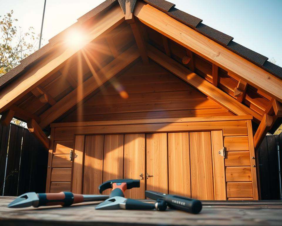 Gartenhausdach Entscheidung DIY oder Profi