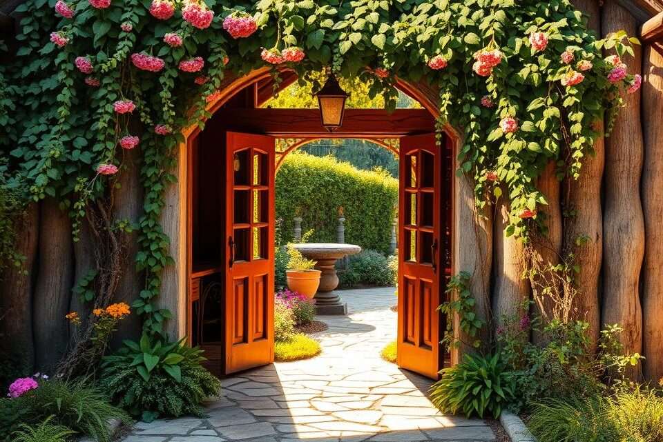 Gartenhauseingang gestalten: Schöne Gestaltung für Ihren Eingangsbereich