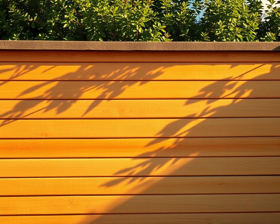 Gartenhauswand vorbereiten