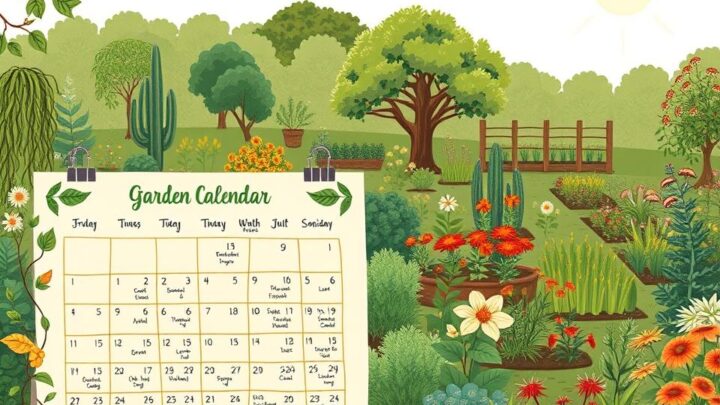 Gartenkalender: Monatliche Tipps von Januar bis Dezember