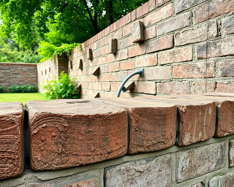 Gartenmauer Feuchtigkeitsschutz