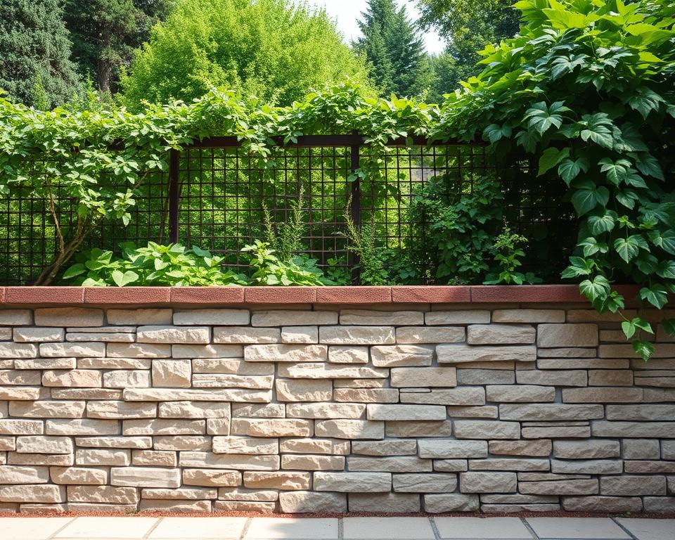 Gartenmauer Gestaltungsideen