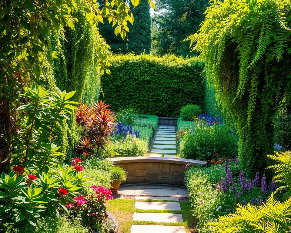 Gartenpflanzen Sitzplatz Gestaltung