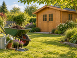 Gartenpflege rund ums Gartenhaus: So bleibt die Grünfläche in Schuss